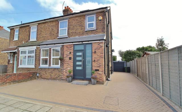 This property comes with four bedrooms, two bathrooms and two reception rooms and it is on the market for £500,000.