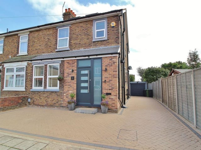This property comes with four bedrooms, two bathrooms and two reception rooms and it is on the market for £500,000.