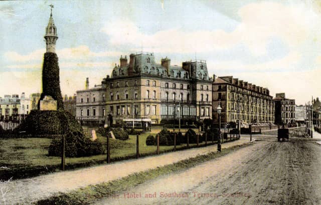 Portsmouth University's Rees Hall, formerly the Pier Hotel, on the corner of Southsea Terrace and Bellevue Terrace, Southsea.
Picture: Courtesy of Shirley Alton