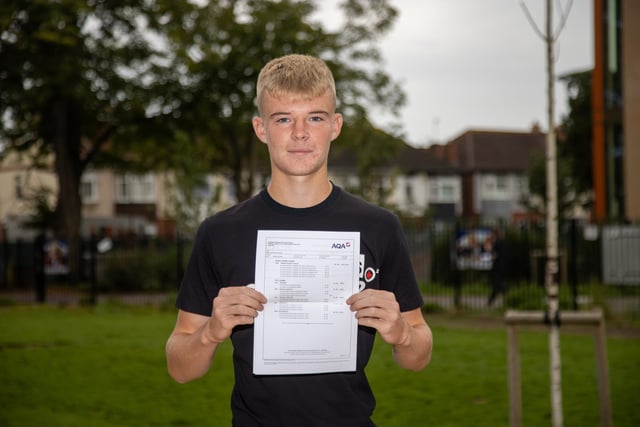 Students from Mayfield School received their GCSE results on Thursday morning.

Pictured - Jayden Moore, 16 has secured a 2 year scholarship to Southampton Football Club

Photos by Alex Shute