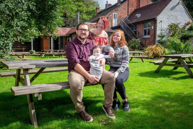 Oliver and Sara Pollard-Dambach have taken over the Roebuck pub just north of Wickham
Picture: Habibur Rahman