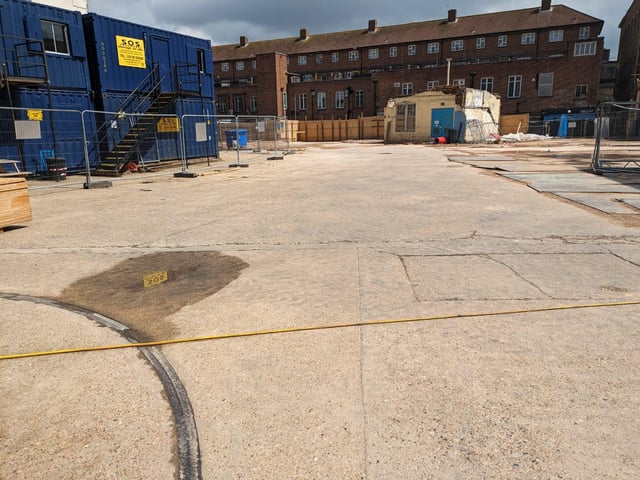 As yet unfinished commercial units inside the large empty Debenhams building in Southsea have been advertised as available to let online via property consultancy firm Vail Williams.
