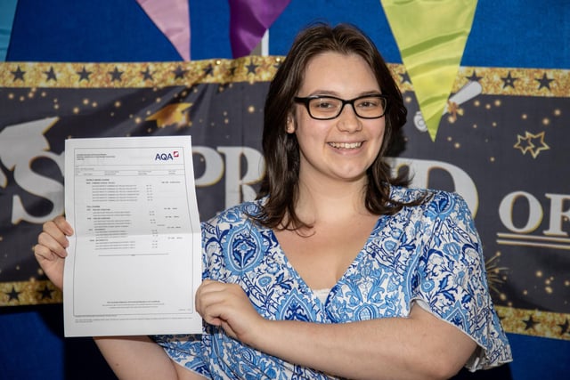 Students from Mayfield School received their GCSE results on Thursday morning.

Pictured - Lara Doney, 16 received her results and plans to go to South Down College to study Musical Theatre

Photos by Alex Shute