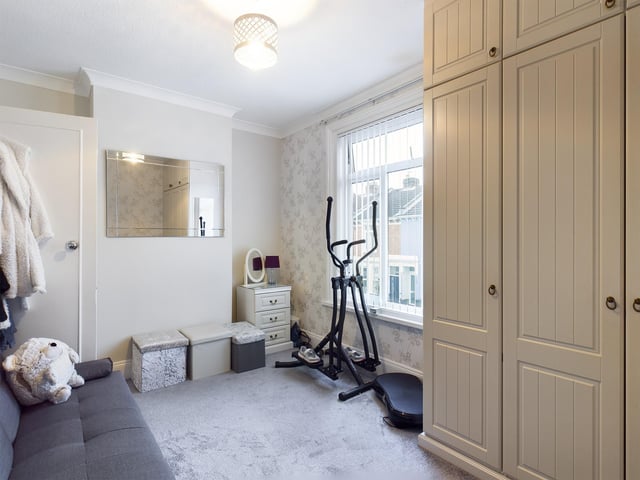 This two-bedroom terraced house is on the market for offers in the region of £265,000. It is listed by Chinneck Shaw.