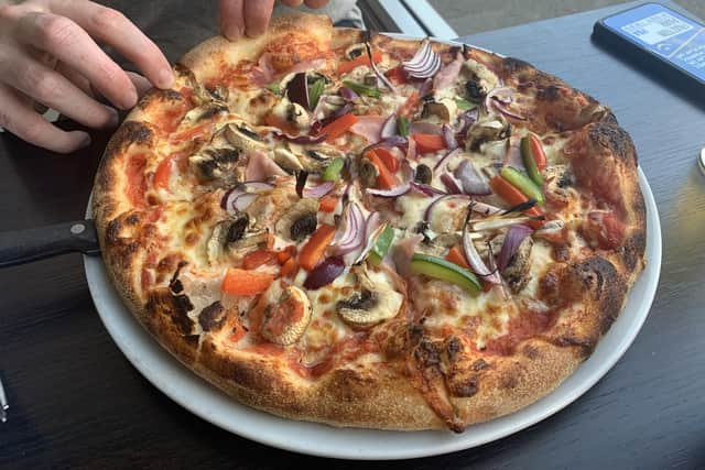 Pizza at Bella Calabria at North End.