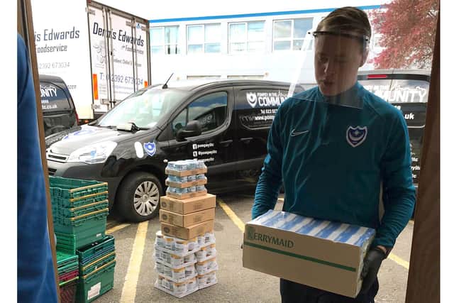 Hive volunteers who have been helping to collect and deliver donations throughout Portsmouth