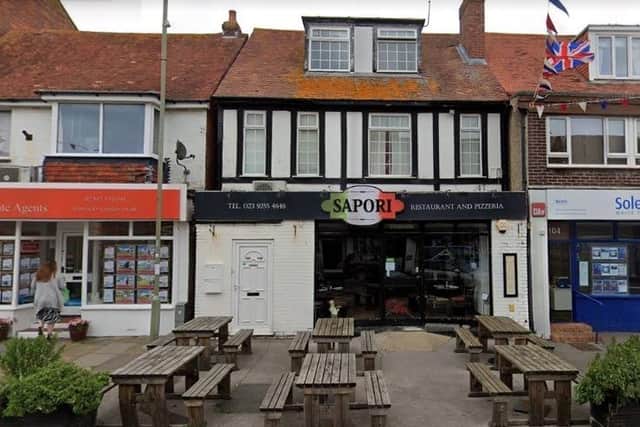 Sapori in Lee-on-the-Solent High Street. Picture: Google Street View.