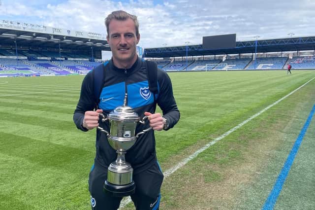 Craig MacGillivray has been named the The News/Sports Mail's Pompey Player of the Season for 2020-21