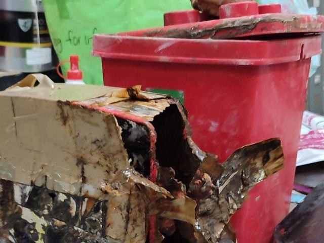 The time capsule is believed to have been buried by children from Ranvilles Infant School in Fareham.