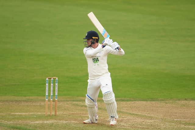 Aneurin Donald in action for Hampshire against Somerset last year. Photo by Alex Davidson/Getty Images.