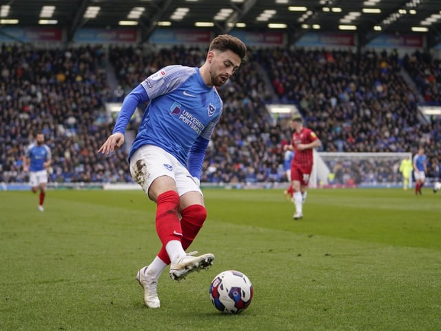 Rued a first-half miss on Tuesday but has started every game under John Mousinho, as he sets the tone for Pompey's pressing.