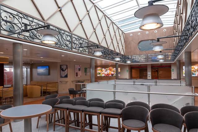 Inside the new Salamanca ferry. Picture: Brittany Ferries