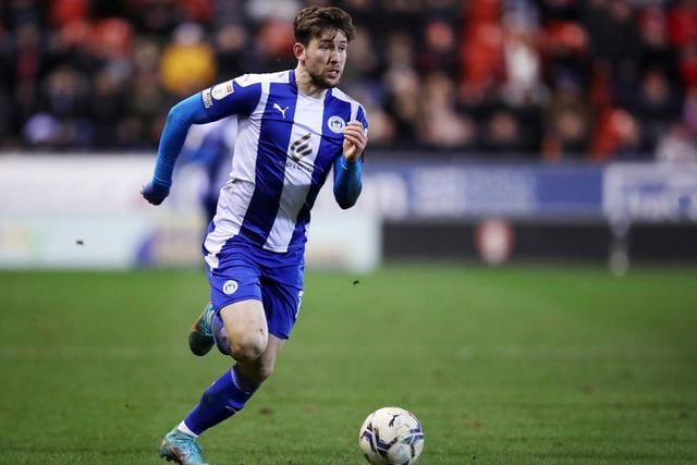 Club: Wigan; Age: 23; Appearances: 36; Goals: 14; Assists: 7; WhoScored rating: 7.07