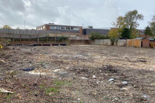 The disused brownfield site in Fareham town centre was originally part of plans for the Tesco superstore in the area. Picture: Imperial Homes
