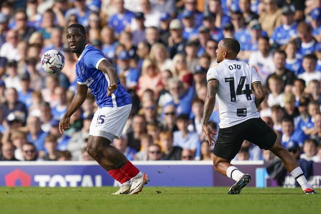 Christian Saydee had another strong performance for Pompey in their 2-0 win over Port Vale. Picture: Jason Brown/ProSportsImages