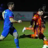 Captain Steve Ramsey had a goal ruled out for offside and hit the post in AFC Portchester's home draw with Hamble Picture: Stuart Martin (220421-7042)