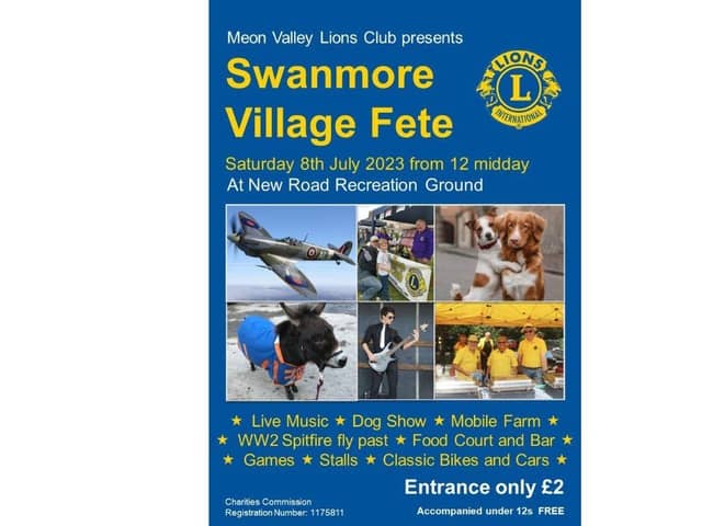 Swanmore fete will be taking place next month.