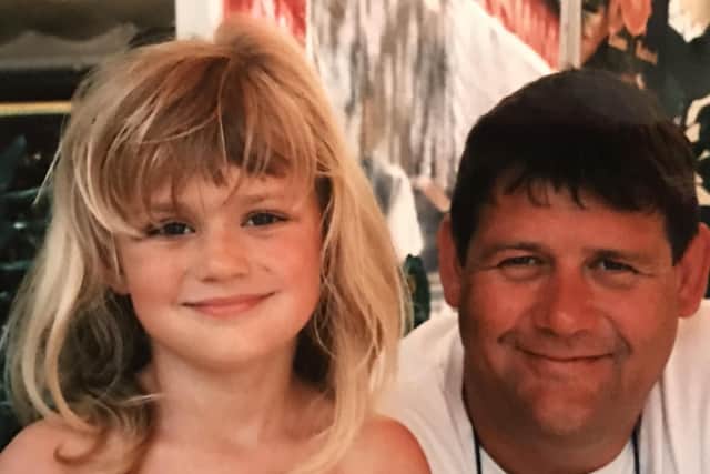 Emily and her dad.