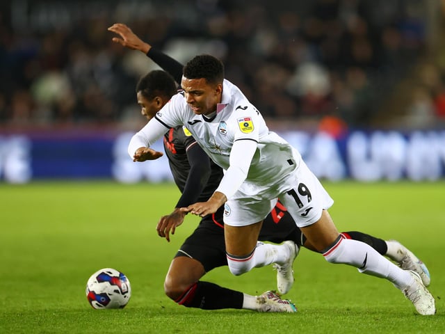 Position: Forward.
Did he go elsewhere? Joined Plymouth on loan before returning to Swansea in January.
Season review: Scored nine goals and recorded seven assists in 25 league games for Pilgrims. Was linked with a big-money moved to Rangers in January but returned Swans, where he made 15 appearances over second half of the season.