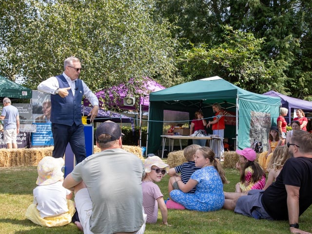 The Denmead Horticultural Society held their 73rd Village Show on saturday afternoon, with various live music acts, Punch & Judy, food and entertainment for all the family.Pictured - Malcolm the MagicianPhotos by Alex Shute