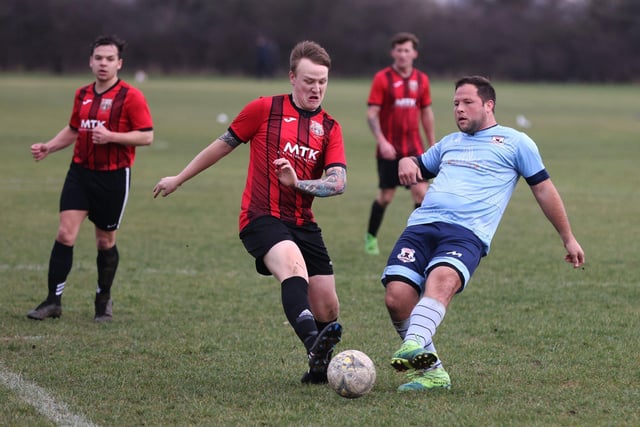 Portchester Rovers' Josh Dean, right. Picture: Sam Stephenson