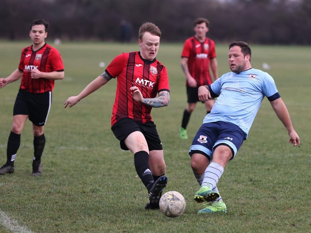 Portchester Rovers' Josh Dean, right. Picture: Sam Stephenson