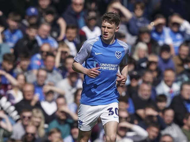 Pompey are eager to find Harry Jewitt-White the game time next season to maintain his promising development. Picture: Jason Brown/ProSportsImages