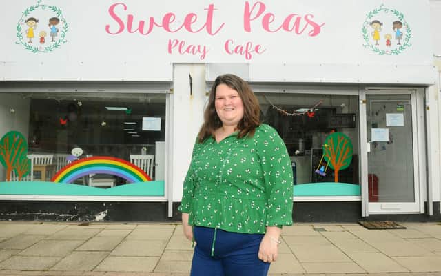 Claire White, owner of Sweet Peas Play Cafe in West Street, Fareham.

Picture: Sarah Standing (260321-5582)
