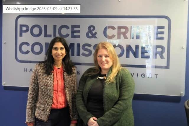 Suella Braverman and Donna Jones