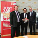 Alan Mak MP (second left) and Harry Redknapp (second right) at the UK Sepsis Trust briefing in Parliament