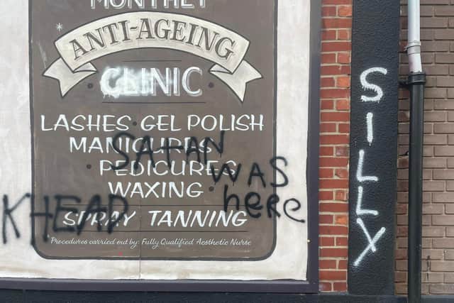 Chilli Tattoo studio in Albert Road has been targeted by vandals.