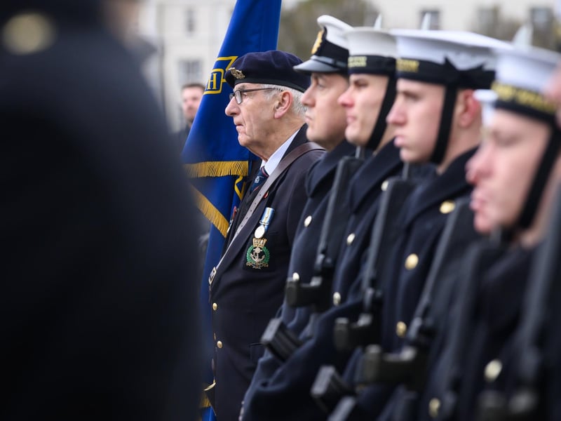 Pictured is: The Flag bearer.Picture: Keith Woodland (121121-46)
