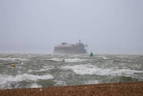 Storm Eunice in Portsmouth in 2022 