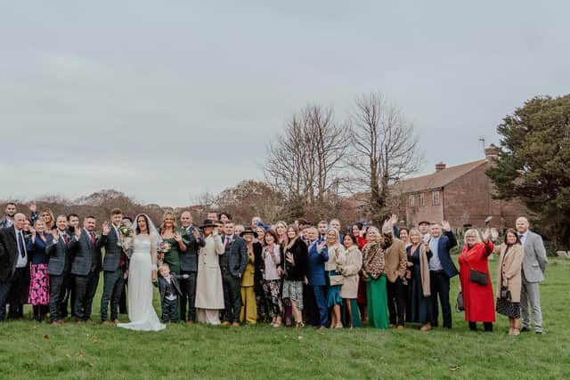 Ellie and Steven 'Loz' Lawrence's wedding on December 3, 2022 on Hayling Island. Photos: Carla Mortimer Photography.