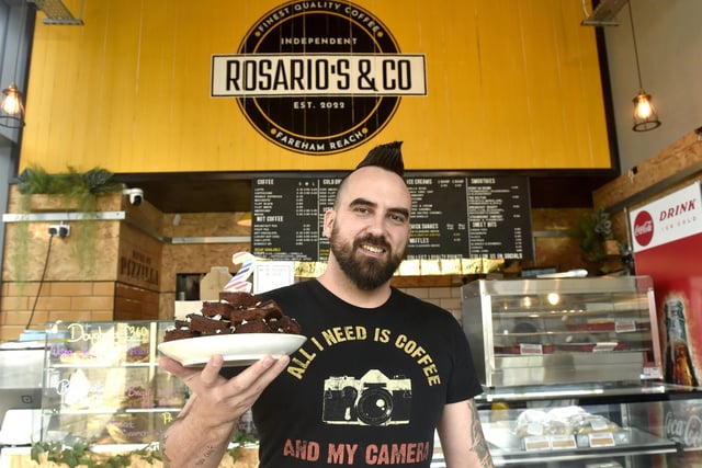 Rosario's & Co in Fareham Road, Gosport, is celebrating their second birthday.

Pictured is: Scott Morey, one of the directors for Rosario's & Co.  

Picture: Sarah Standing (280125-8944)