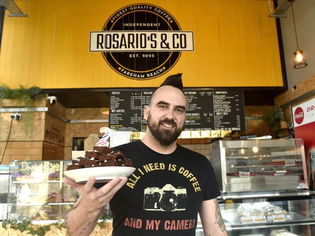 Rosario's & Co in Fareham Road, Gosport, is celebrating their second birthday.
Pictured is: Scott Morey, one of the directors for Rosario's & Co.
Picture: Sarah Standing (280125-8944)