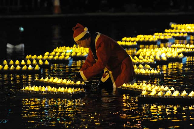 The Rowans Hospice Lake of Lights event in 2018
Picture: Sarah Standing (180885-5)