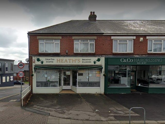 HEATH'S Tea Room & Cafe, on Havant Road, has been rated 4.4 on google with 94 reviews.