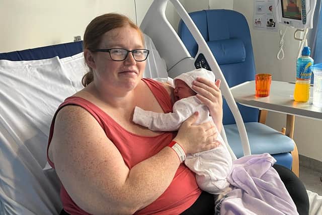 Natalie Garnham and her daughter Valerie-Grace