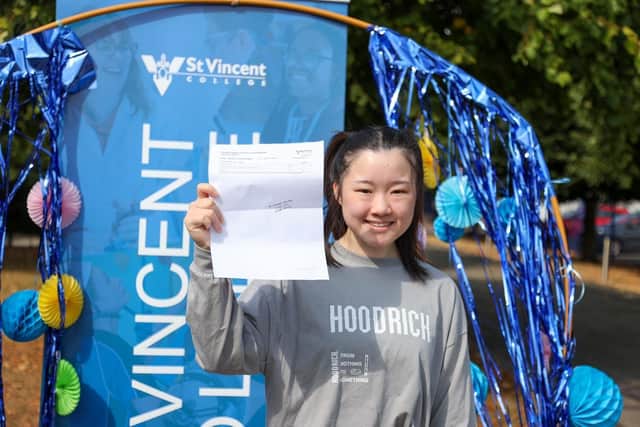 Rachel Chen is one of the highest achievers of St Vincent College