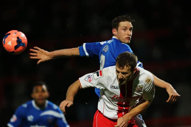 Ryan Bird made 25 appearances for Pompey, scoring three times. Picture: Joe Pepler