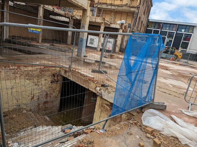As yet unfinished commercial units inside the large empty Debenhams building in Southsea have been advertised as available to let online via property consultancy firm Vail Williams.