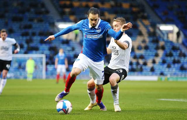 Ryan Williams has not accepted a new contract with Pompey and appears to have played his final match for the club. Picture: Joe Pepler