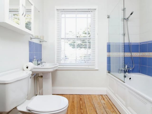 This property has 12 solar panels with backup battery storage providing hot water in summer months and it also is equipped with a putting green in the garden.