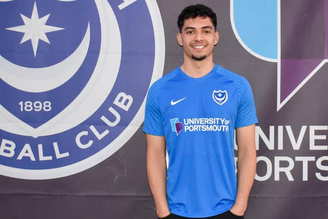Pompey new-boy Tyler Walker Picture: Portsmouth FC