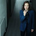 Holliday Grainger stars as Commander Rachel Carey in the new series of the BBC's hi-tech thriller The Capture (Picture: BBC/Universal International Studios/Laurence Cendrowicz)