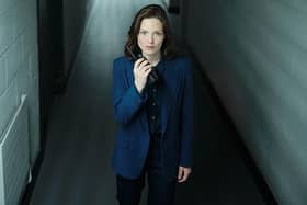 Holliday Grainger stars as Commander Rachel Carey in the new series of the BBC's hi-tech thriller The Capture (Picture: BBC/Universal International Studios/Laurence Cendrowicz)