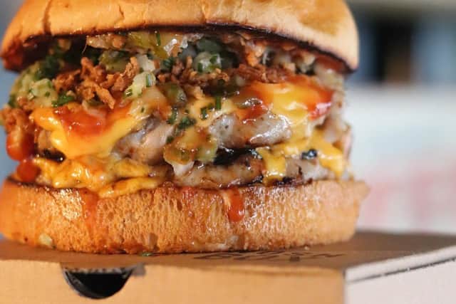 Nosh Box's menu includes a range of baps and coffees.