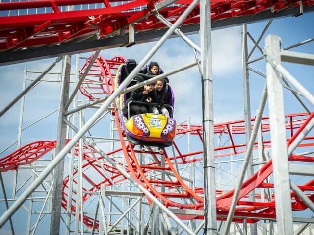 The Mad Mouse rollercoaster in Southsea. Blaise thinks 202 has had even more ups and downs than a fairground ride