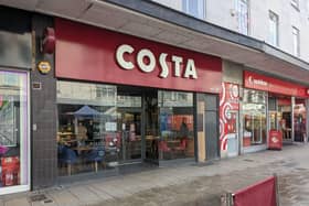 A flat white from Costa is priced at £3.65.